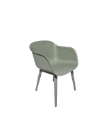 Vergaderstoel Muuto Fiber wood, groen