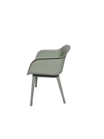 Vergaderstoel Muuto Fiber wood, groen - Afbeelding 5