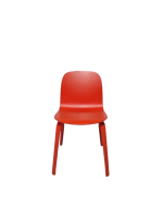 Kantinestoel Muuto Visu Chair, oranje - Afbeelding 3