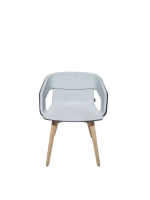 Designstoel Narbutas Twist&Sit, lichtgrijs - Afbeelding 3
