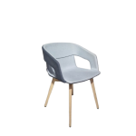 Designstoel Narbutas Twist&Sit, lichtgrijs