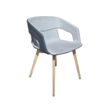 Designstoel Narbutas Twist&Sit, lichtgrijs