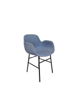Kantinestoel Normann Copenhagen Form, lichtblauw