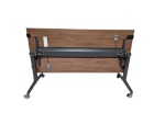 Klaptafel verrijdbaar Steelcase, 180x80cm, donker eiken - Afbeelding 5