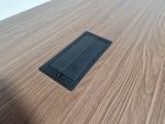 Klaptafel verrijdbaar Steelcase, 180x80cm, donker eiken - Afbeelding 2