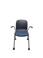 Vergaderstoel Steelcase Series M, zwart-blauw - Afbeelding 2