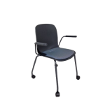 Vergaderstoel Steelcase Series M, zwart-blauw