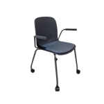Vergaderstoel Steelcase Series M, zwart-blauw