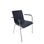 Vergaderstoel Thonet S260F, grijs