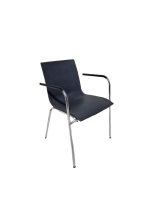 Vergaderstoel Thonet S260F, grijs