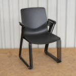 Kantinestoel, Four Design zwart - Afbeelding 2