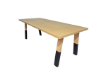 Kantinetafel, 220 x 90 cm, hout - Afbeelding 2