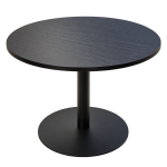 Kantinetafel, Mara, rond 90cm zwart
