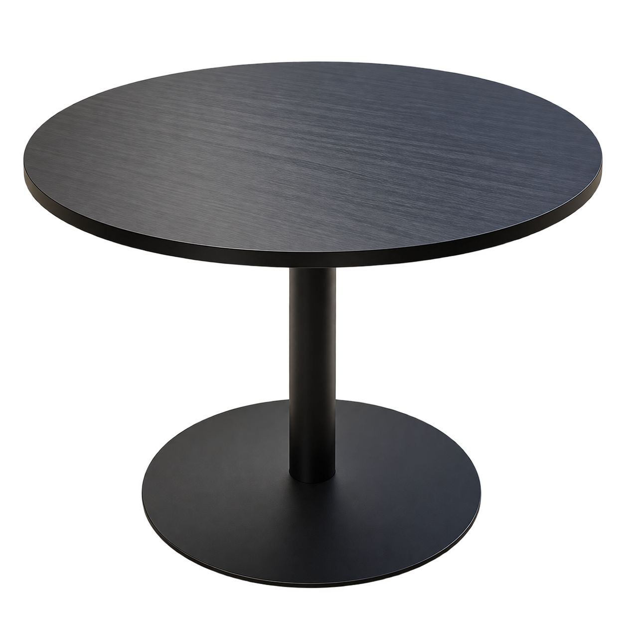Mara90zwart Kantinetafel, Mara, rond 90cm zwart - Afbeelding 1