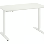 Zit-sta bureau snelslinger Ehla, 120cm wit