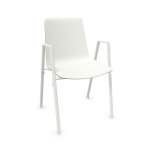 Kantinestoel Wiesner Hager Nooi wit