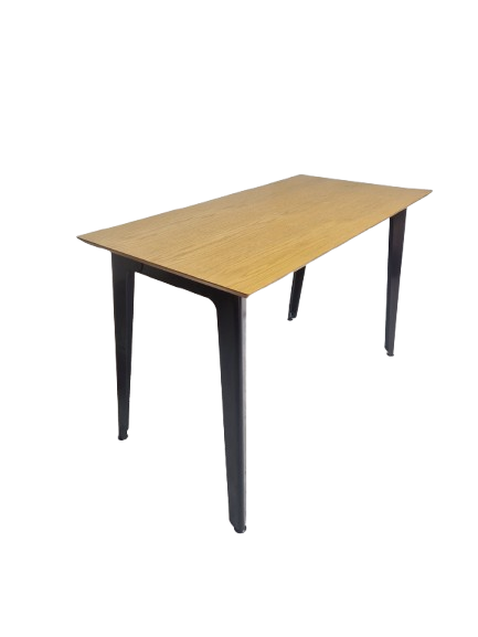 20260501_120656-removebg-preview Vergadertafel, LUNO 160, Zwart - Afbeelding 1
