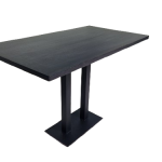 Kantinetafel, NORD 160, 110cm Zwart