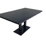 Kantinetafel, NORD 160, 76cm Zwart
