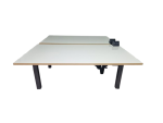 Duo zit-sta bureau elektrisch, König&Neurath, Antraciet 160cm Wit - Afbeelding 3