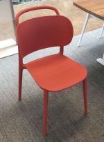 Kantinestoel van gerecycled polypropyleen, stapelbaar