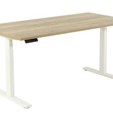 Zit-sta bureau Ronda elektrisch - wit