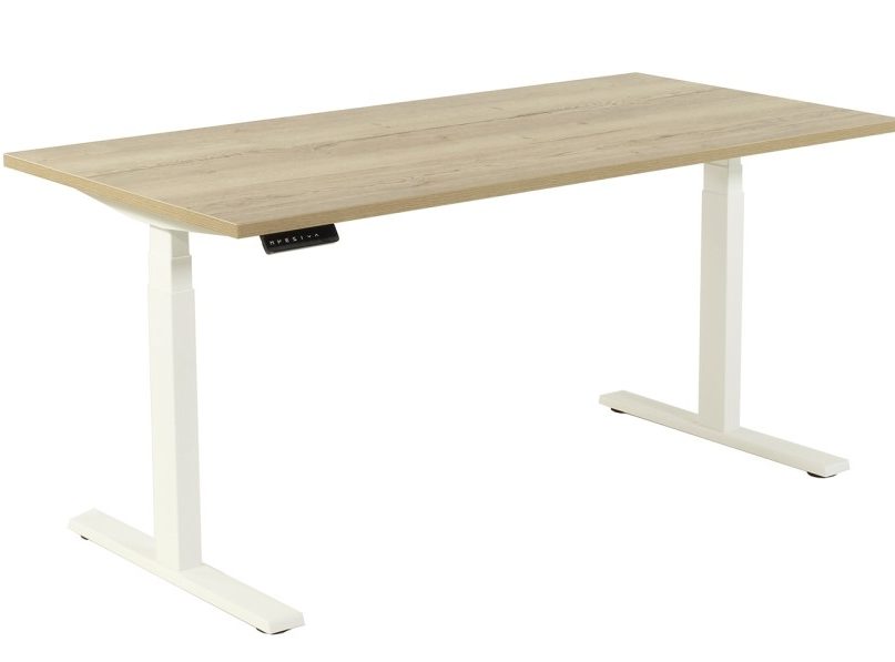 Zit-sta bureau Ronda elektrisch - wit