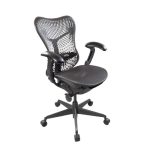 Bureaustoel Herman Miller Mirra Graphite, antraciet