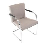 Vergaderstoel Vitra Visasoft grijs, stof