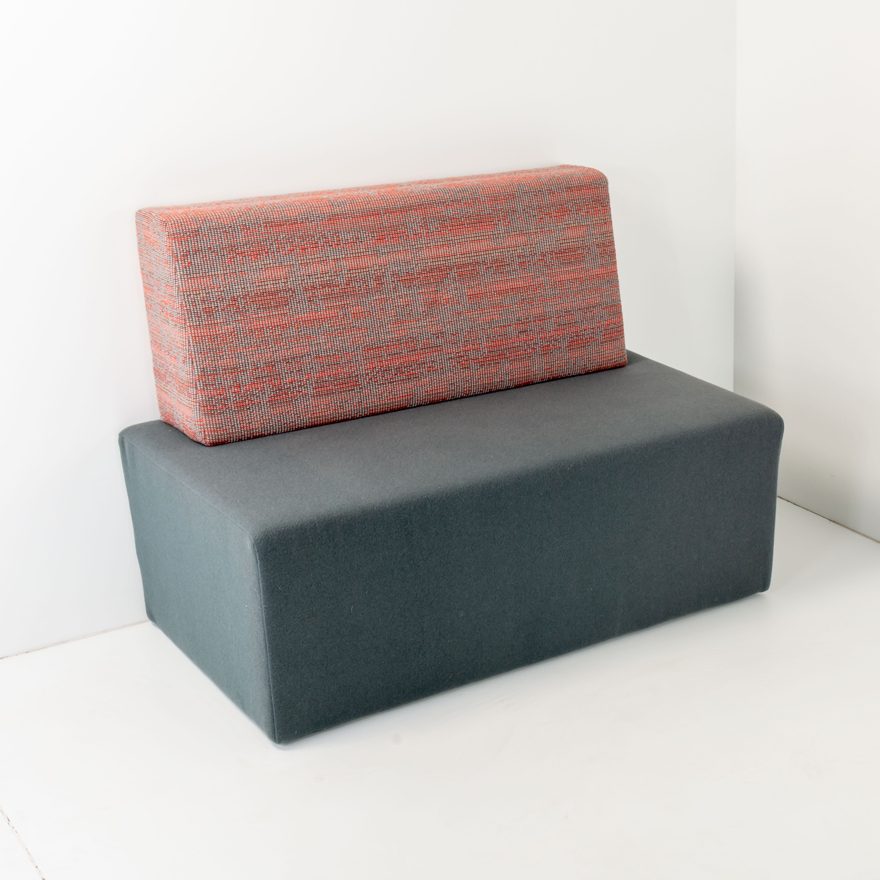 Zachte design banksetje 120cm