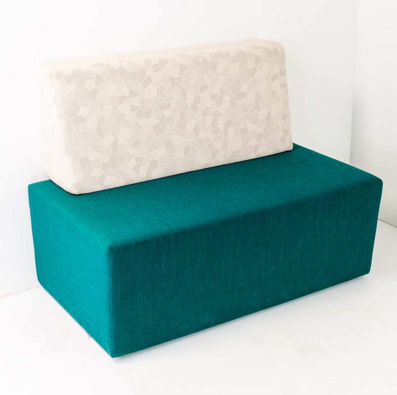 Zachte design banksetje 105cm