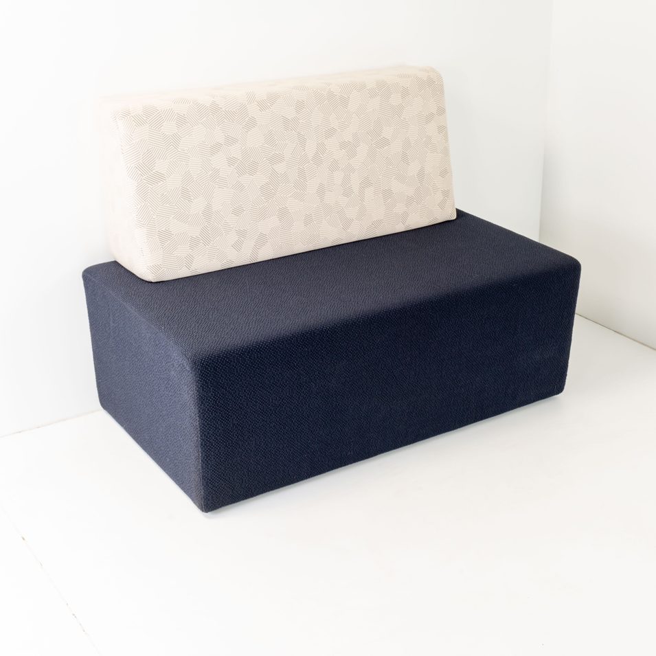 Zachte design banksetje 105cm