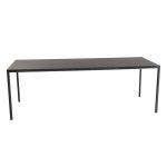 kantinetafel, Fenixblad zwart, 221x81x75cm
