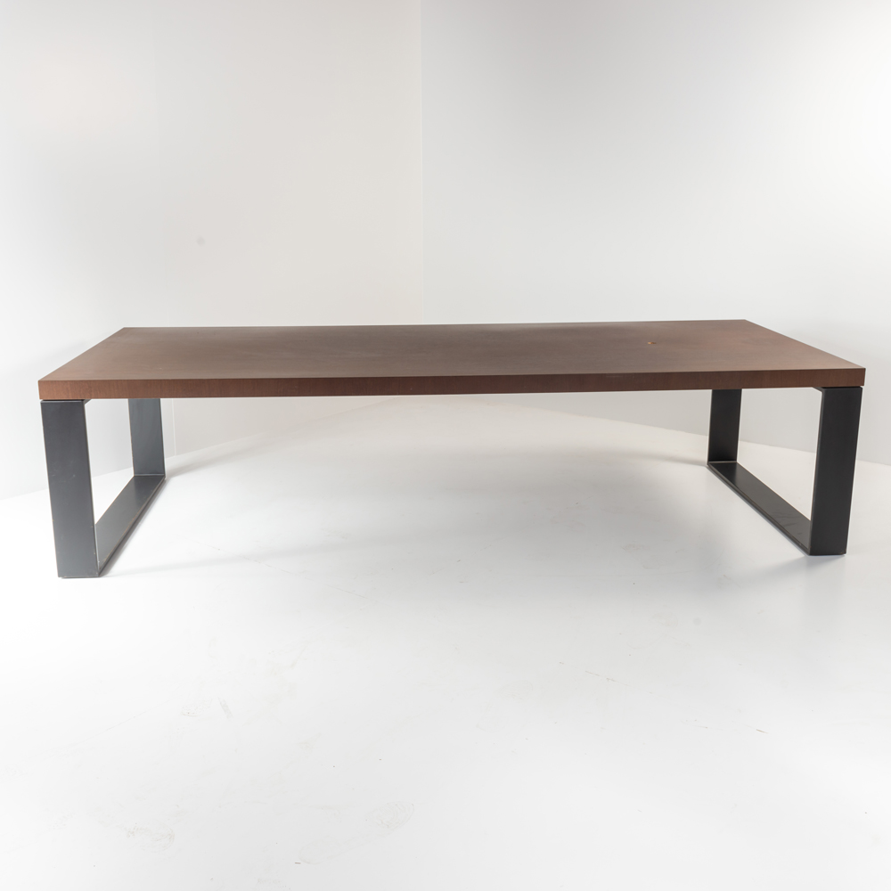Houten industriële tafel - 300cm x 130cm