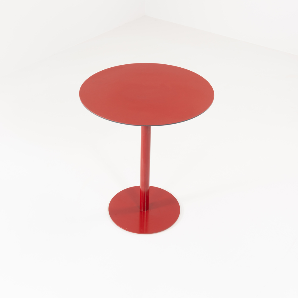 Ronde tafel  50cm rood